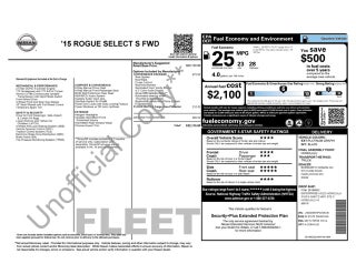 2015 Nissan Rogue Select S
