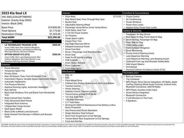 2023 Kia Soul LX